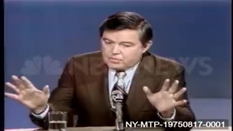 Senator Frank Church appeared on NBC with a ⚠ WARNING⚠