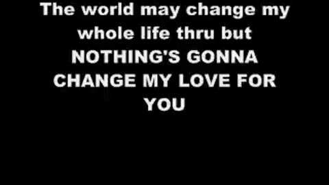 George Benson - Nothing's Gonna Change My Love For You [Lyrics]