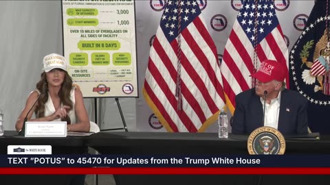 Alligator Alcatraz - President Trump Participates in a Roundtable Discussion