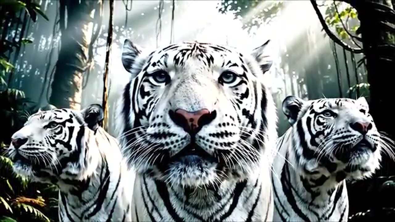 King Kong vs white Tiger 🐅 man the confrontation begins military cargo plane
