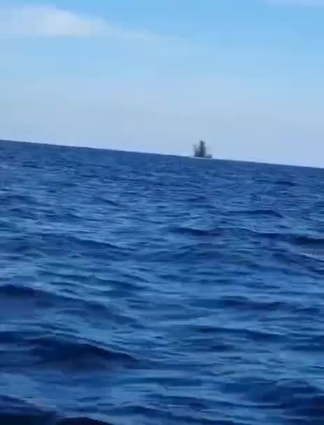 🚤🇷🇴 Video of Romania destroyed Ukrainian Sea Baby drone that was drifting near