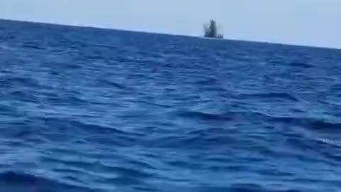 🚤🇷🇴 Video of Romania destroyed Ukrainian Sea Baby drone that was drifting near