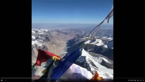 360 degree view from the top of Mount Everest - a sight not many will see