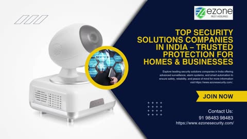 Top Security Solutions Companies in India – Trusted Protection for Homes & Businesses