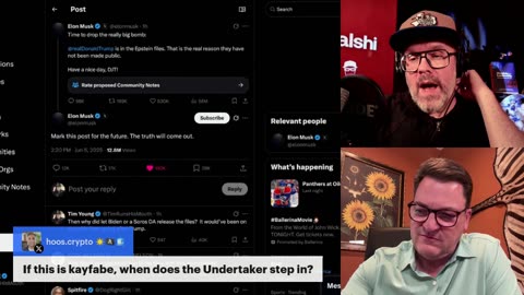 Elon v. Trump: Trump on The Epstein List? Come discuss LIVE!