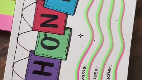 7 DIY Front Page Ideas #2 | Assignment Front Page & Notebook Cover Design | For School Project