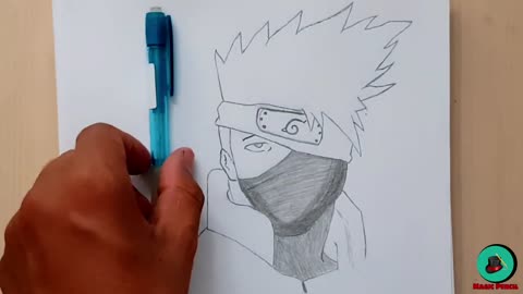 how to draw Kakashi Hatake ｜ drawing Naruto step by step