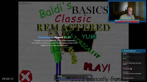 ayupcc - Callum's Corner - 21/10/25 - Brilliant Baldis