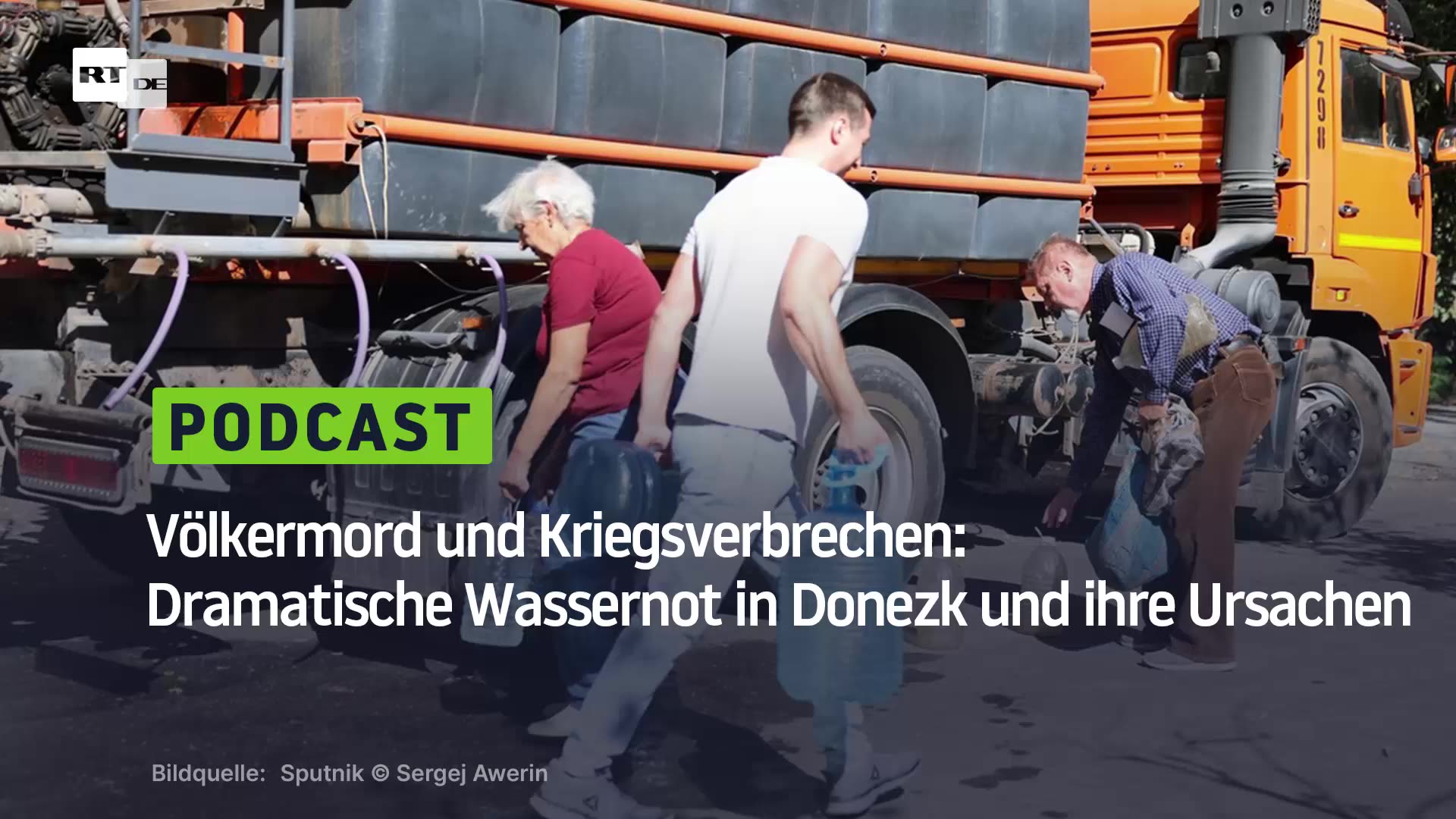 Völkermord und Kriegsverbrechen: Dramatische Wassernot in Donezk und ihre Ursachen