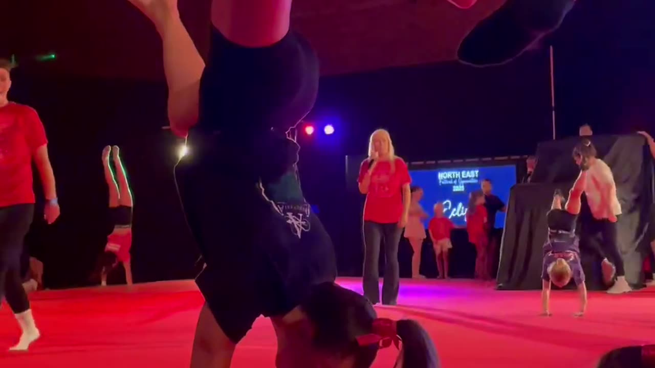 Handstand Competition Finalist Wins Second