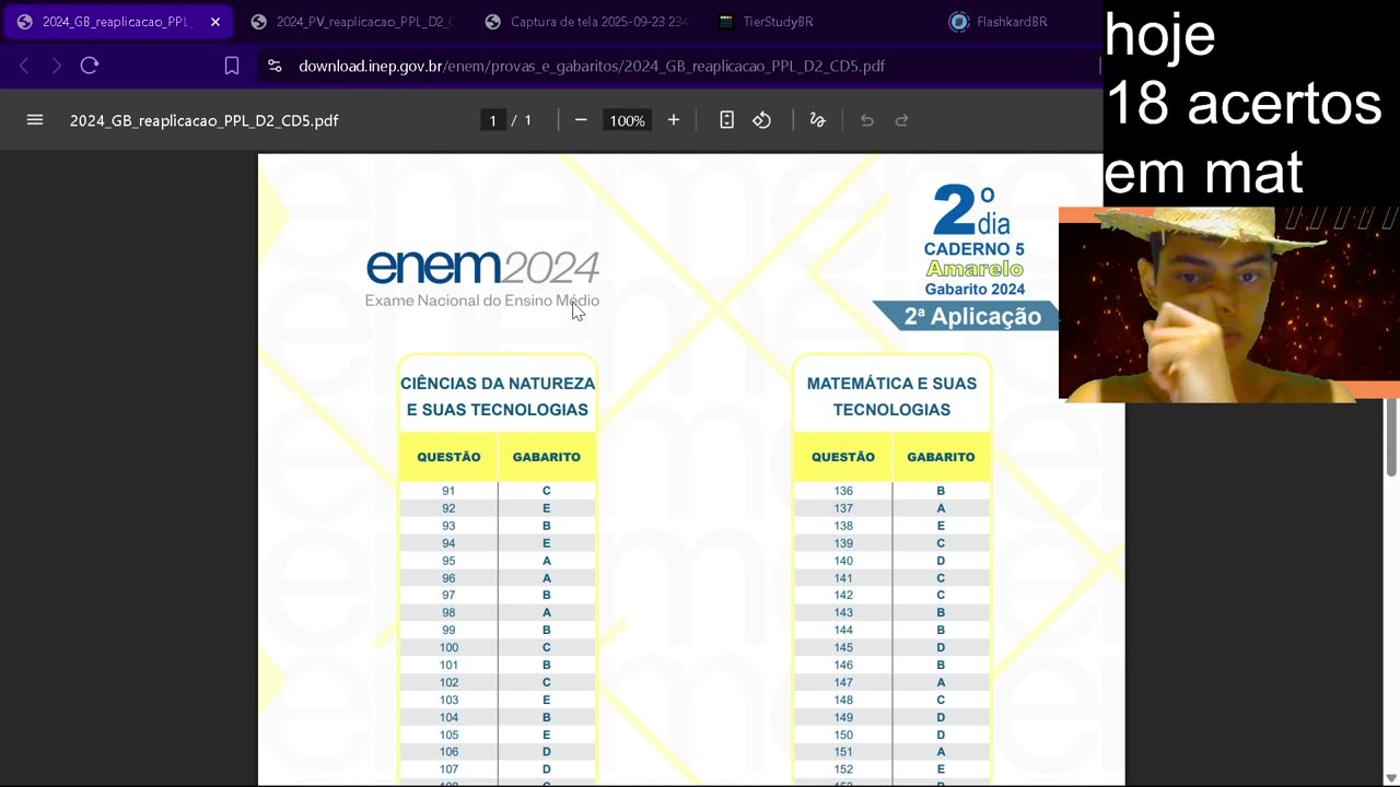 speedrun enem até 800+ Dia 19