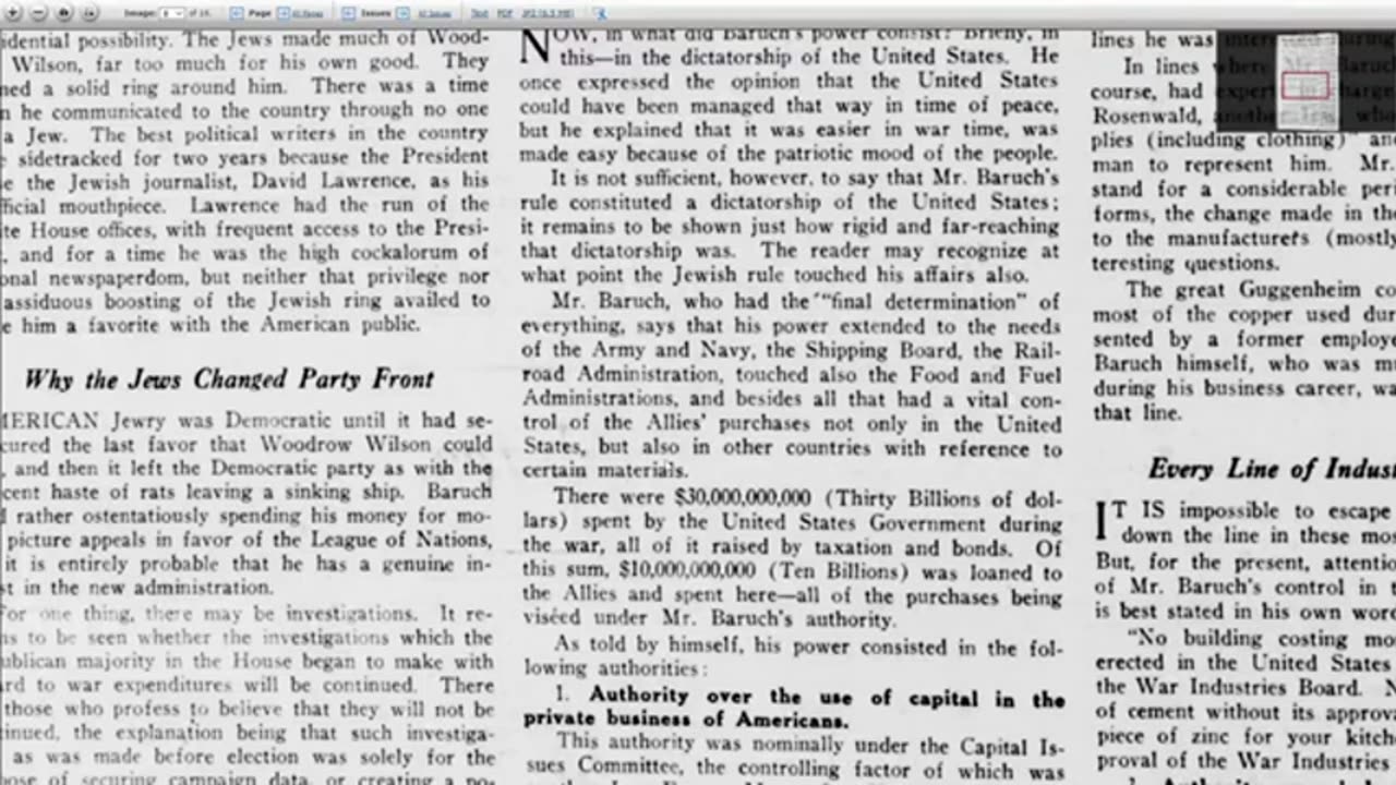 Scope of Jewish Dictatorship in the US