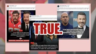 Fact Check: Travis Kelce Did NOT Say of Jimmy Kimmel 'It's Best He Leave America' -- Clickbait