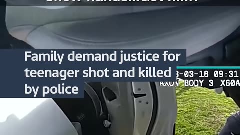 Bodycam footage shows the teen was fatally shot in the back #itvnews #news #delaneomartin #usa