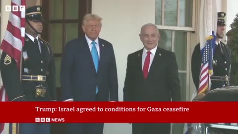 US President Trump says Israel has agreed to conditions for 60-day Gaza ceasefire | BBC News