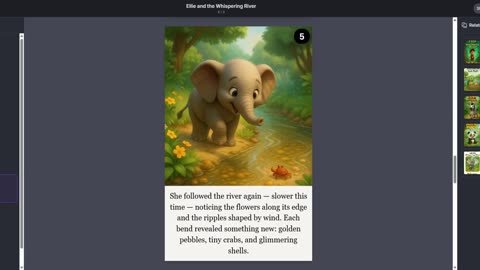 Ellie and the Whispering River 🐘✨ | A Beautiful Kids Story About Patience & Curiosity