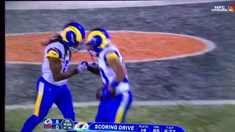 Rams RB #23 Kyren Williams TD 🏈4yds.