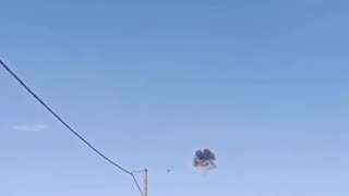 The moment Israel intercepted the drone sent by the Houthis in Yemen. Pretty wild!