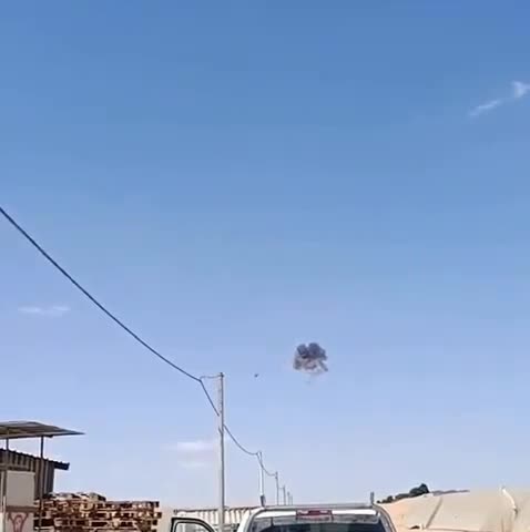 The moment Israel intercepted the drone sent by the Houthis in Yemen. Pretty wild!