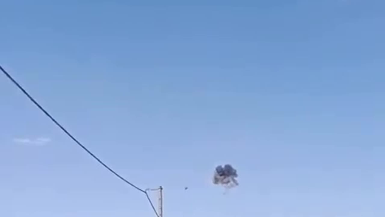 The moment Israel intercepted the drone sent by the Houthis in Yemen. Pretty wild!