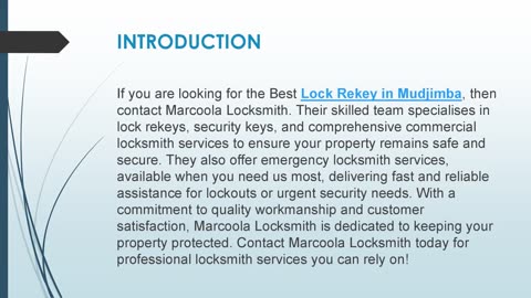 Best Lock Rekey in Mudjimba