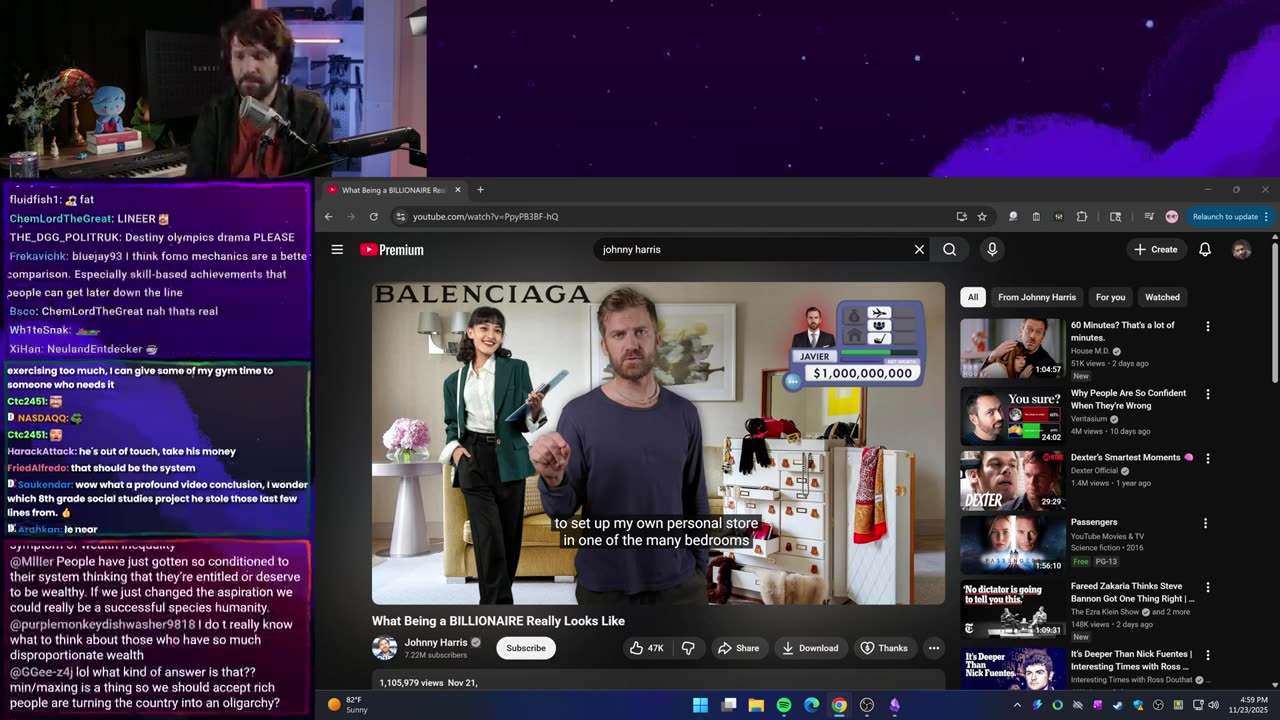 [Mirror] Destiny YouTube Stream