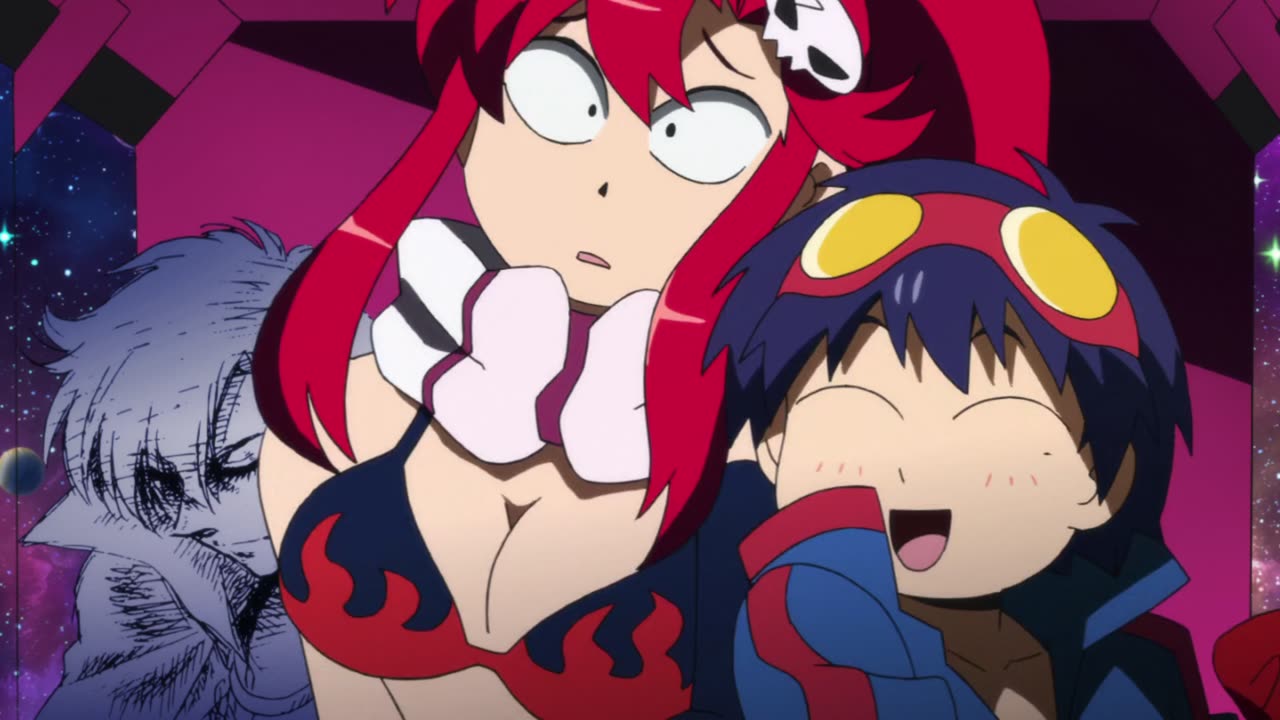 Gurren Lagann Parallel Works Episode 02 - BafBaf! Do You Like Being That Fired Up
