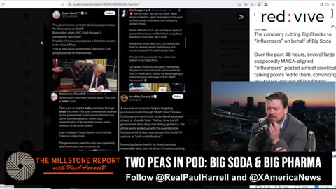 Millstone Report w Paul Harrell: RFK to BAN Big Pharma TV Ads + Big Soda BUSTED Paying Influencers!