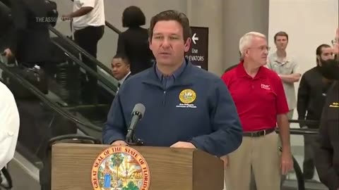 Florida Gov. Ron DeSantis welcomes people evacuated from Israel