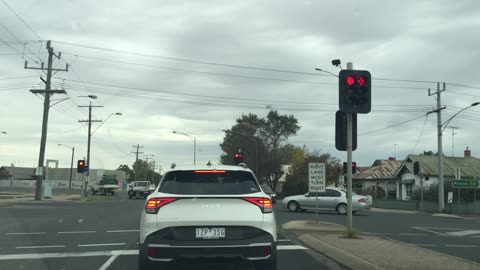 A8 Highway to Ararat Vic Australia