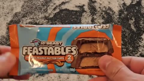 Mr Beast Feastables - Creamy Chocolate Peanut Butter Cups #snacks #food #tastetest #chocolate