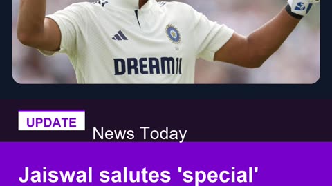 Jaiswal salutes 'special' hundred as Vaughan 'staggered' to see England bowl first