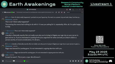 Earth Awakenings - Livestream 1 - #3187