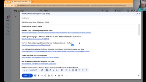 RBN Authentic News (9 February 2026)