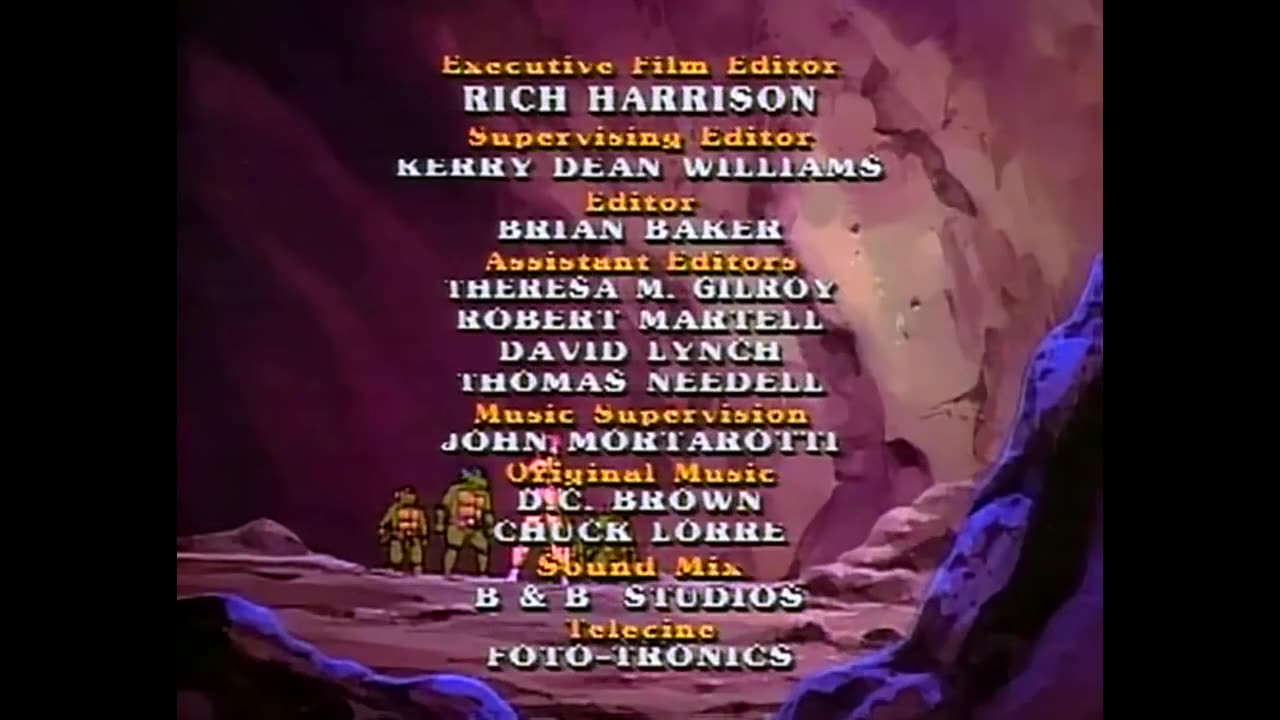Teenage Mutant Ninja Turtles - Season 2 Intro & End Credits (1988)
