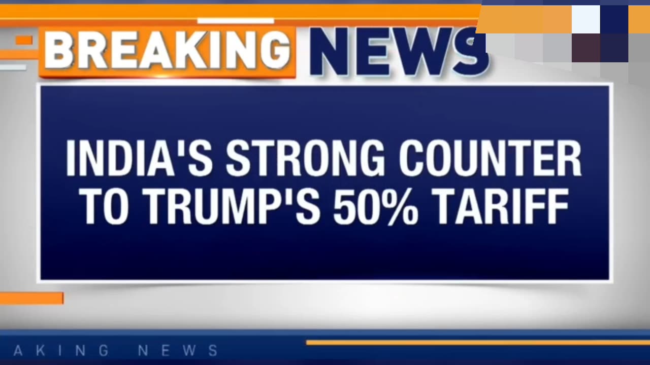 India strong react on trumps 50% Tariff