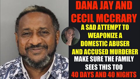 DANA JAY TRIES TO HIDE BEHIND CECIL MCCRARY AND HIS PEOPLES WHO CRASHED OUT ON A JAIL CALL 😭😭