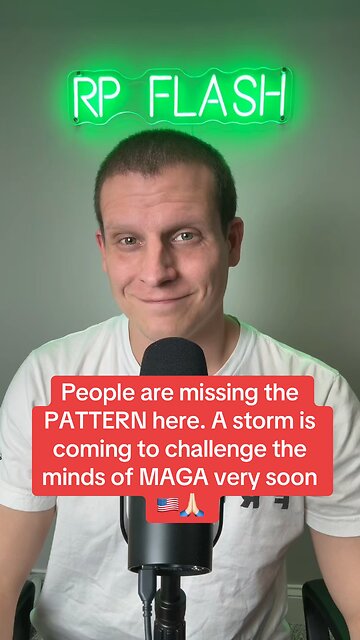 People are missing the PATTERN here. A storm is coming for the minds of MAGA very soon 🇺🇸