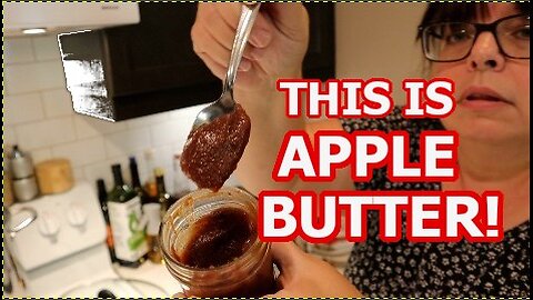 How to make THICK & DELICIOUS APPLE BUTTER Easy from scratch & home can it
