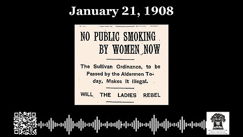 #OnThisDay January 21, 1908: Sullivan Ordinance