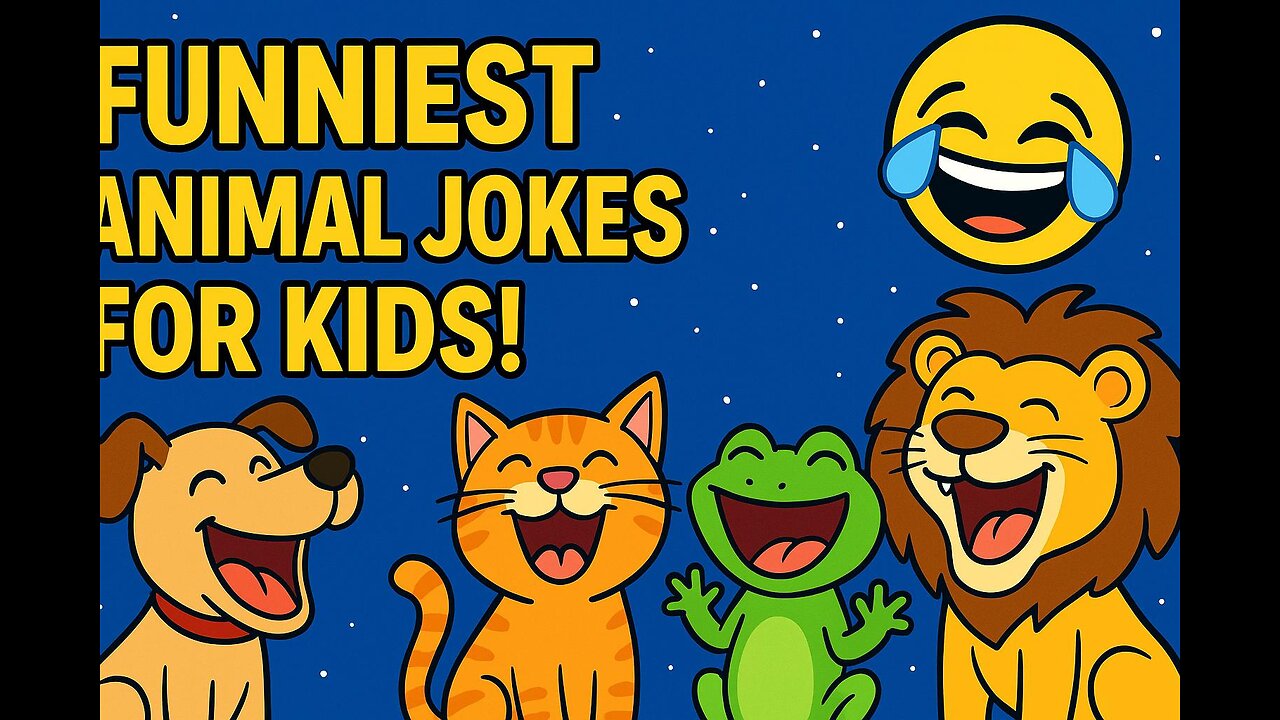🤣 Funniest Animal Jokes for Kids! 🐶🐱🐸 | Try Not to Laugh!