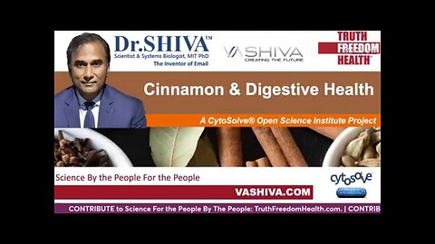 Dr.SHIVA™: Cinnamon on Digestive Health @CytoSolve® Systems Analysis(2/22)