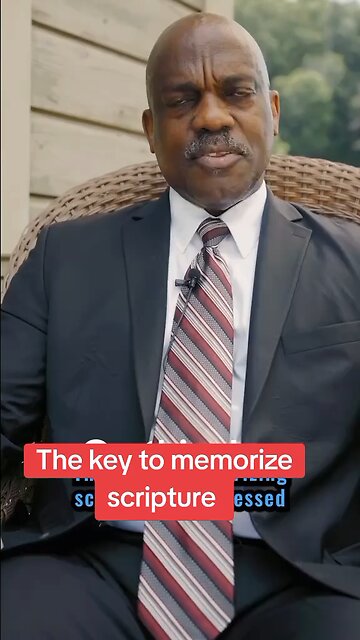 The key to memorizing scripture!