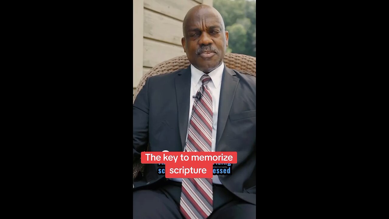 The key to memorizing scripture!