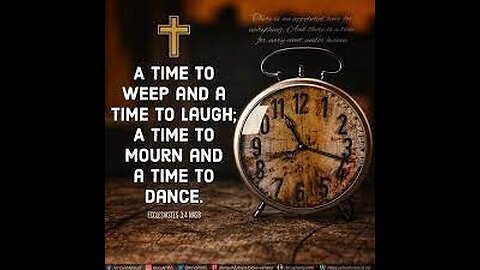 Sunday Talk with Jamal 21/09/25 Ecclesiastes 3:4 Time to weep time to laugh