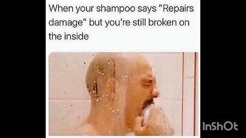 When your shampoo says "Repairs damage" but you're still broken on the inside