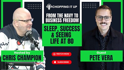 He Joined the Navy… Now He’s Building Businesses & Mastering Sleep