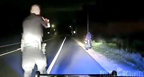 Police Officer Accidentally Shoots Fleeing Motorcyclist