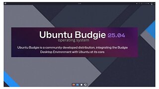 OS - Ubuntu Budgie 25.04 Linux