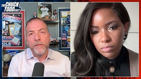 Jasmine Crockett Tells Chuck Todd That Prosecutor Past Cost Kamala Harris Black Male Votes In 2024